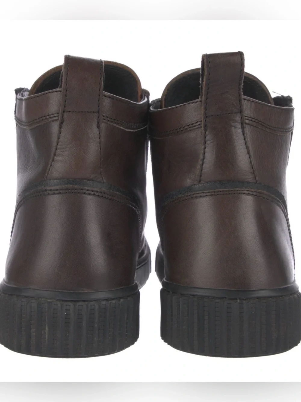 John Varvatos leather chukka